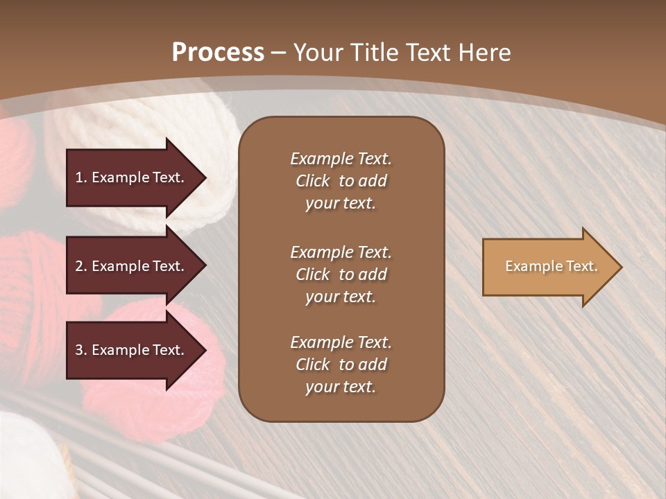 Space Needlework Textile PowerPoint Template
