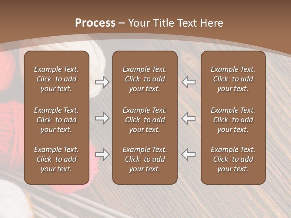 Space Needlework Textile PowerPoint Template