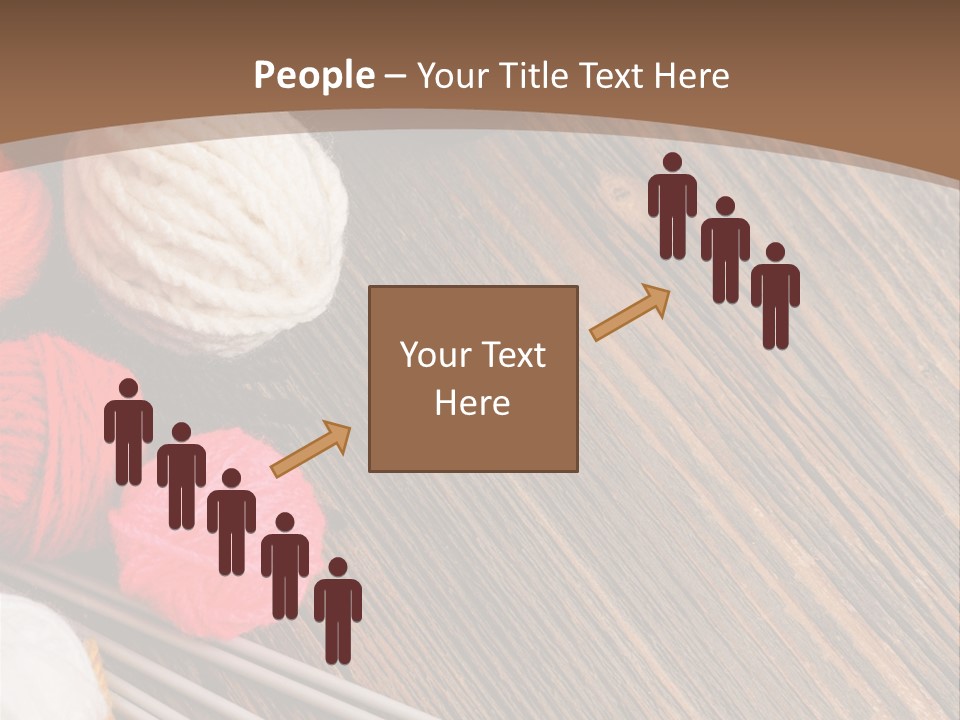 Space Needlework Textile PowerPoint Template