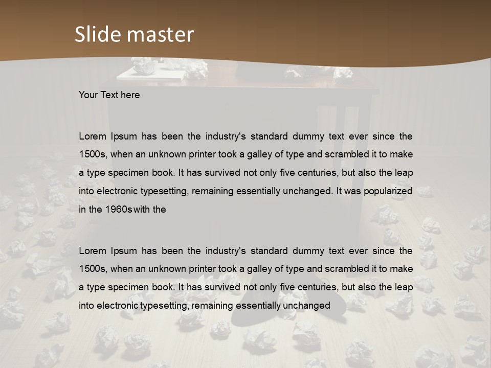 Style Young  Room PowerPoint Template