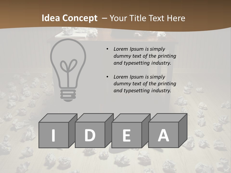 Style Young  Room PowerPoint Template