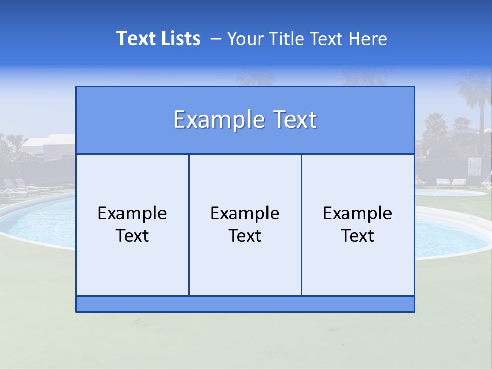 Symbol Background Vacation PowerPoint Template