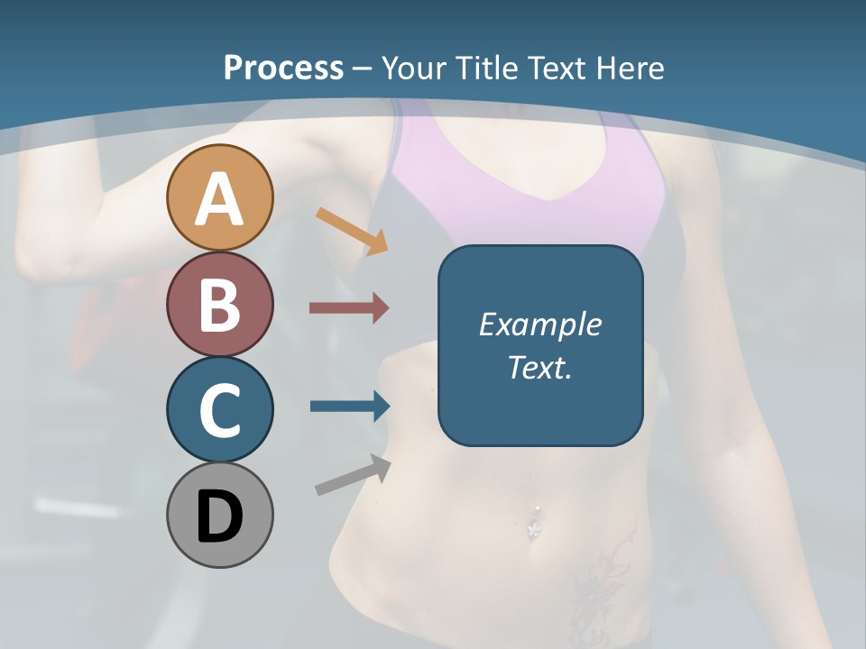 Person Shape Arm PowerPoint Template