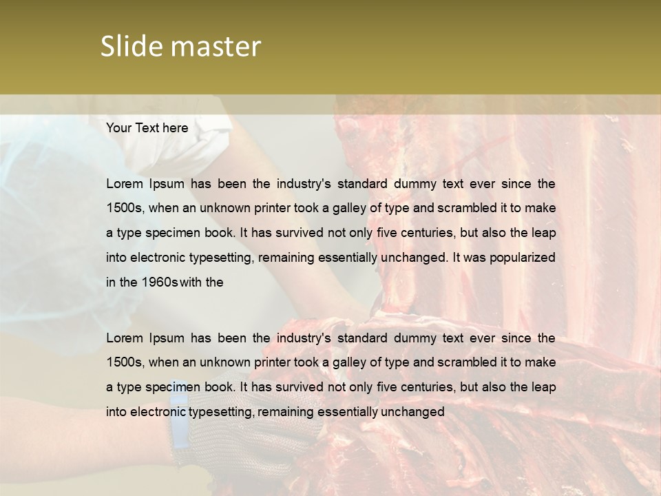 Production Industry Act PowerPoint Template