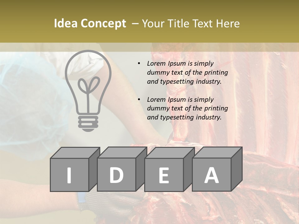 Production Industry Act PowerPoint Template