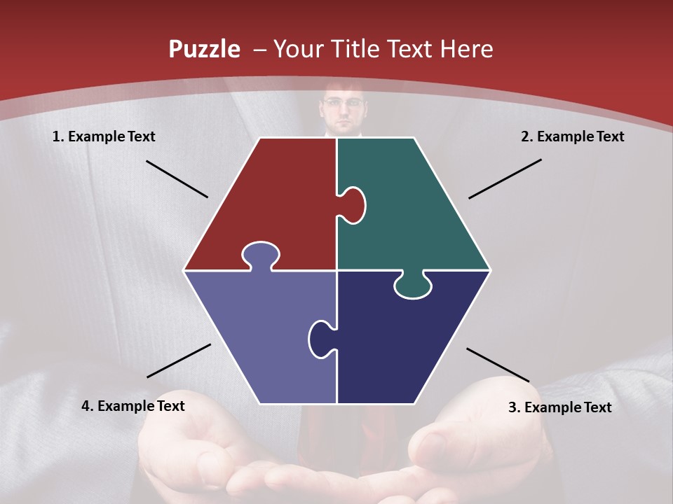 Style Businessman Thumb PowerPoint Template