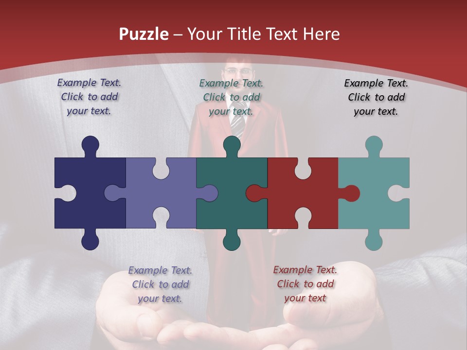 Style Businessman Thumb PowerPoint Template