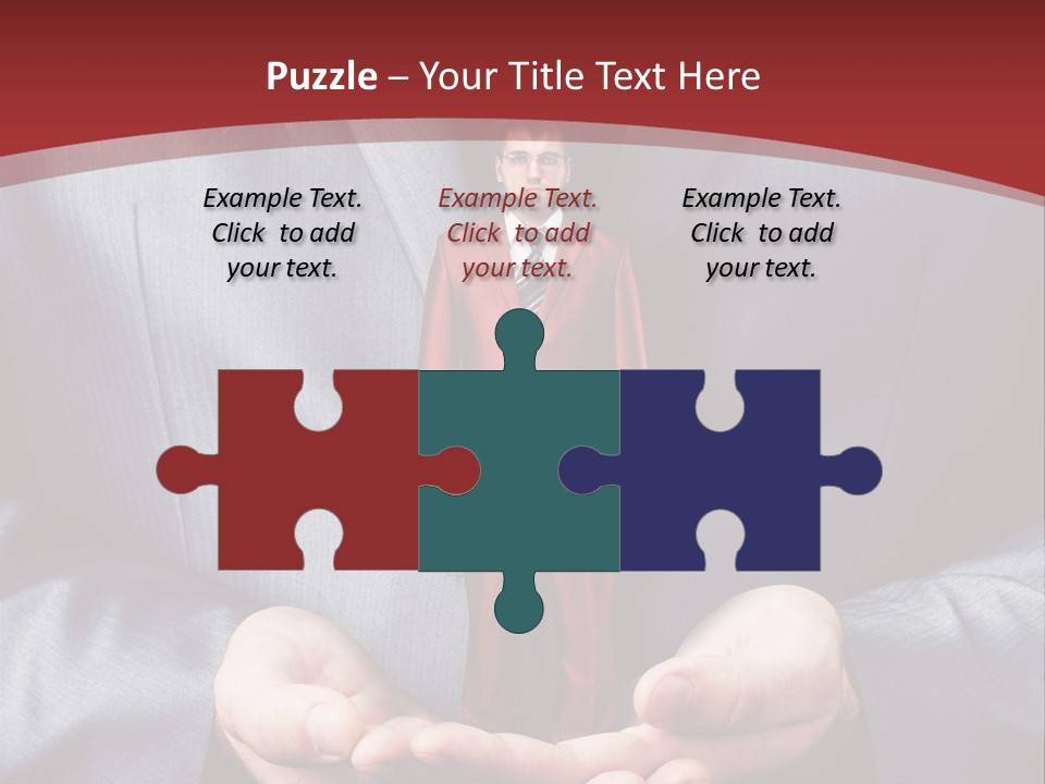 Style Businessman Thumb PowerPoint Template