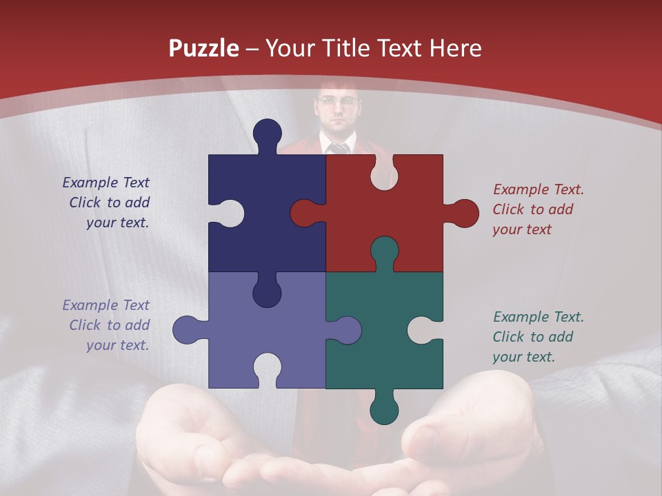 Style Businessman Thumb PowerPoint Template