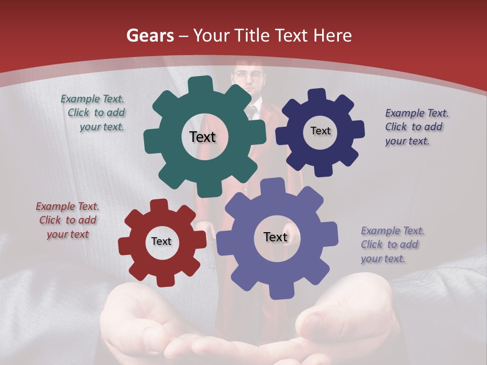 Style Businessman Thumb PowerPoint Template