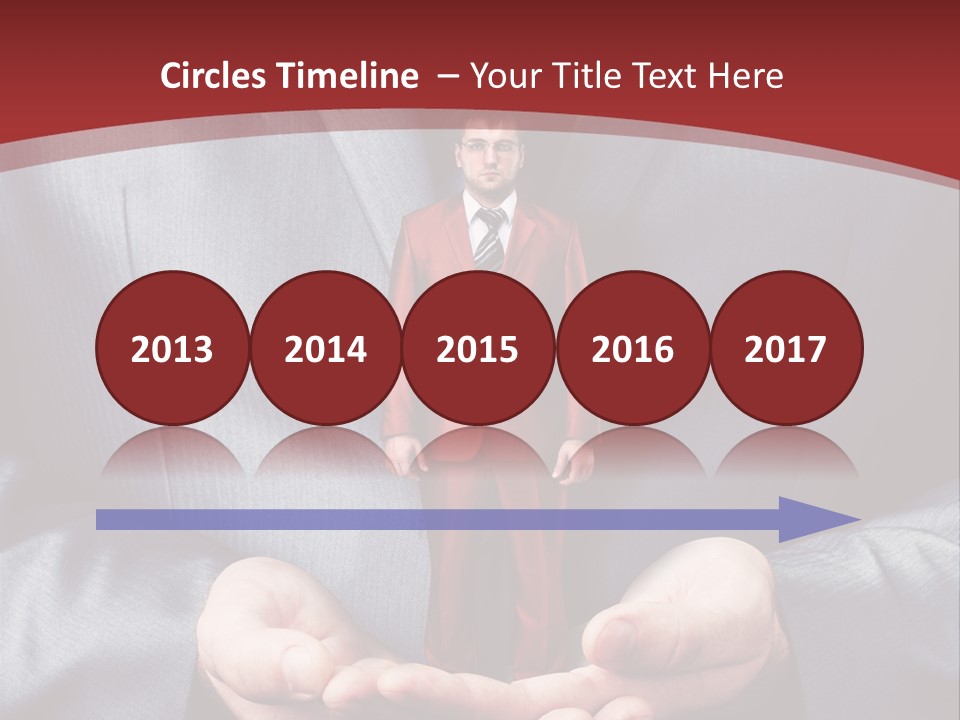 Style Businessman Thumb PowerPoint Template