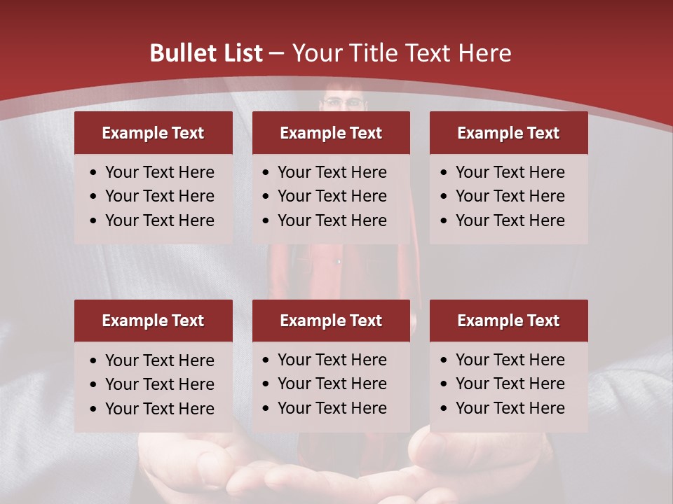 Style Businessman Thumb PowerPoint Template