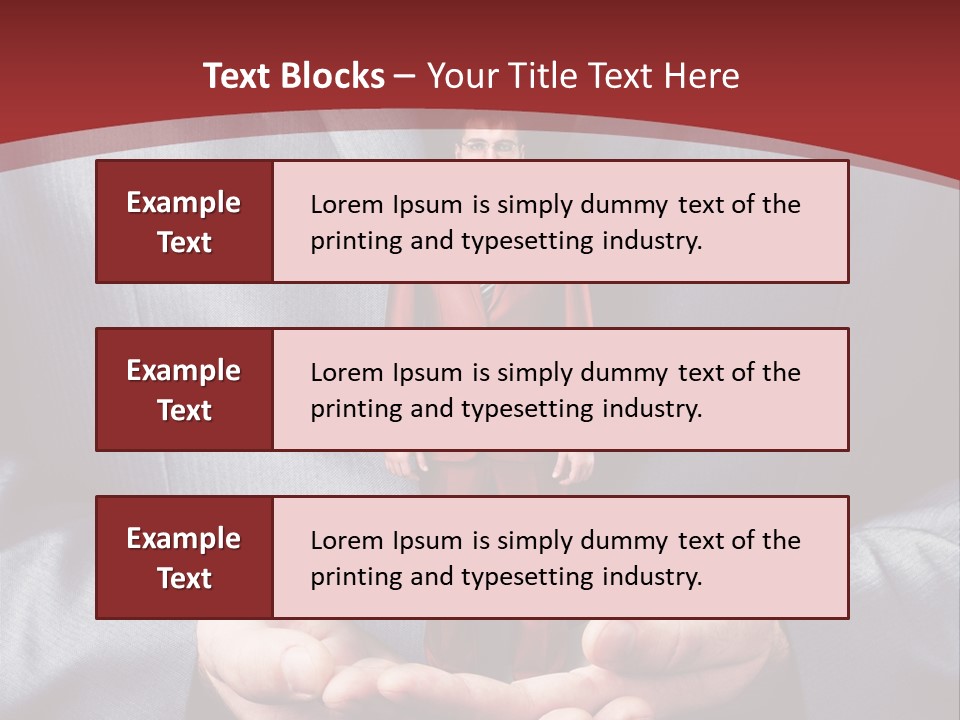 Style Businessman Thumb PowerPoint Template