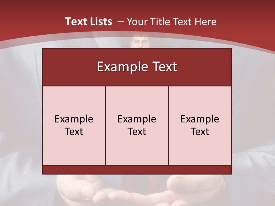 Style Businessman Thumb PowerPoint Template