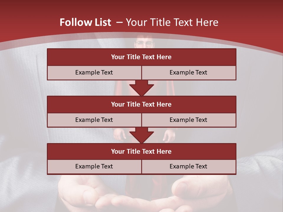 Style Businessman Thumb PowerPoint Template
