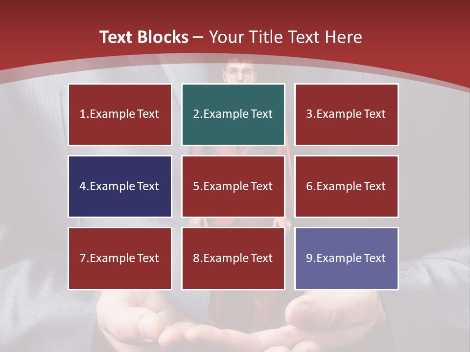 Style Businessman Thumb PowerPoint Template