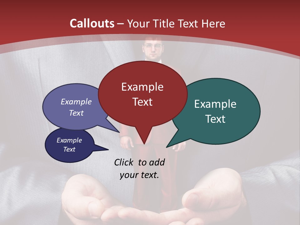 Style Businessman Thumb PowerPoint Template