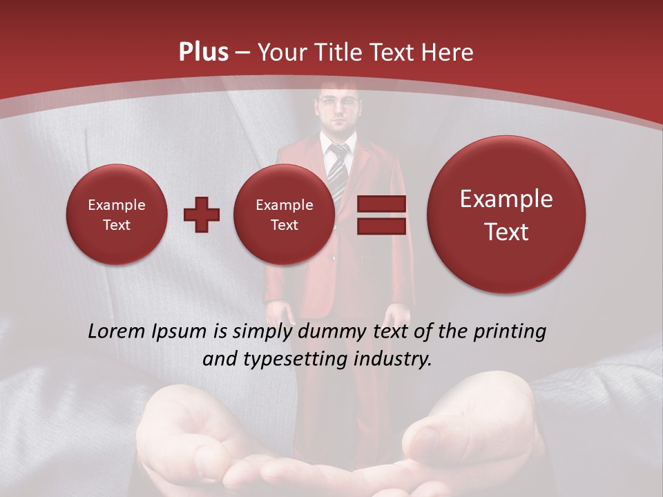 Style Businessman Thumb PowerPoint Template