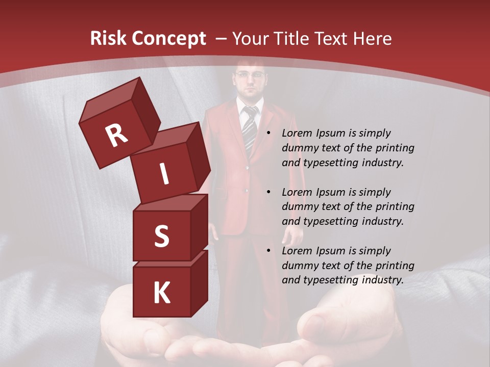 Style Businessman Thumb PowerPoint Template