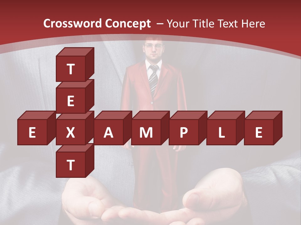 Style Businessman Thumb PowerPoint Template