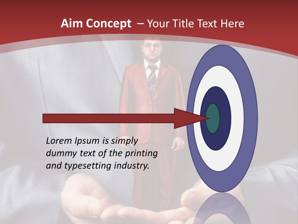 Style Businessman Thumb PowerPoint Template