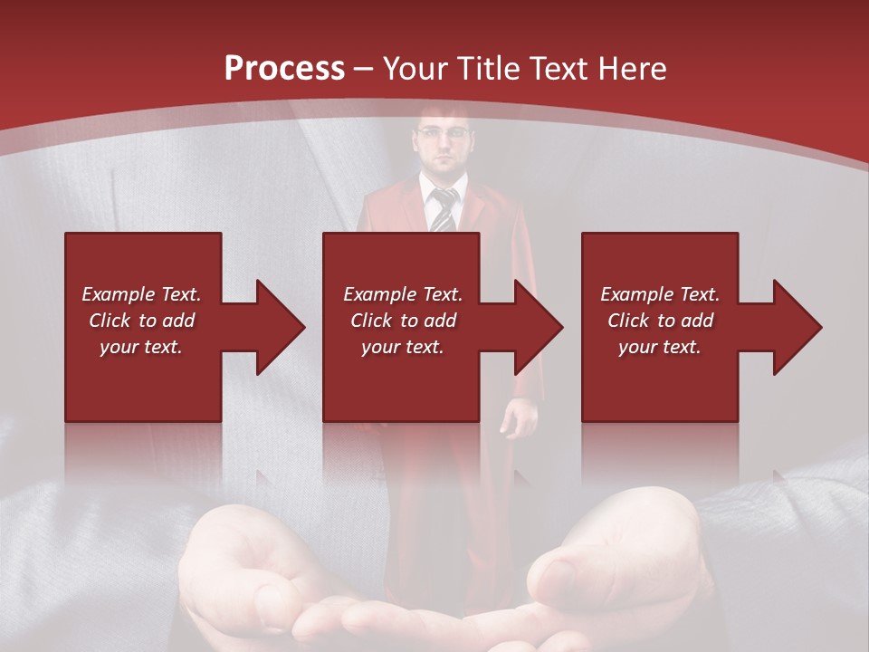 Style Businessman Thumb PowerPoint Template