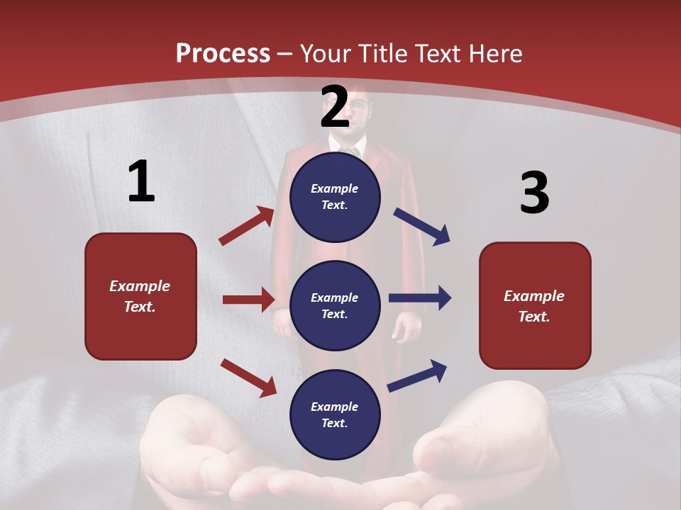 Style Businessman Thumb PowerPoint Template
