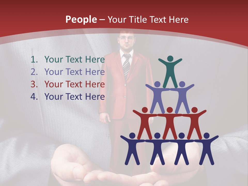 Style Businessman Thumb PowerPoint Template