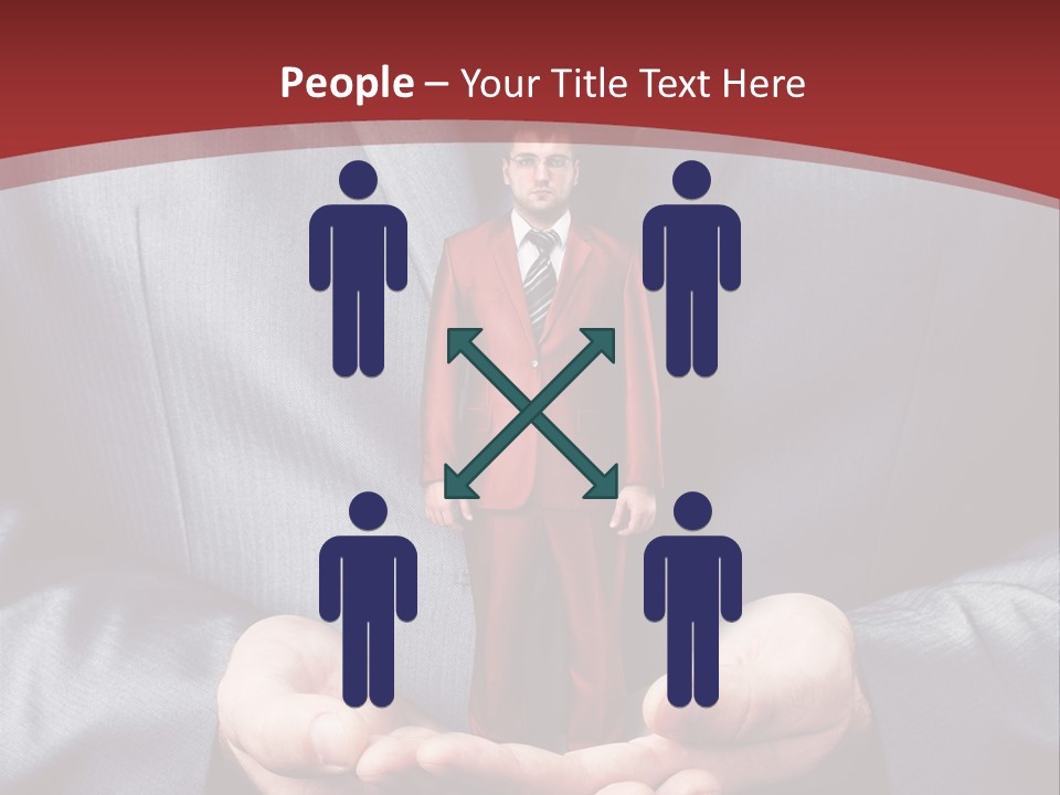 Style Businessman Thumb PowerPoint Template