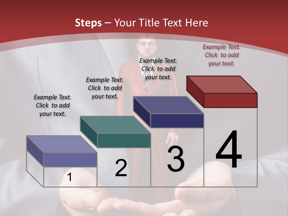 Style Businessman Thumb PowerPoint Template