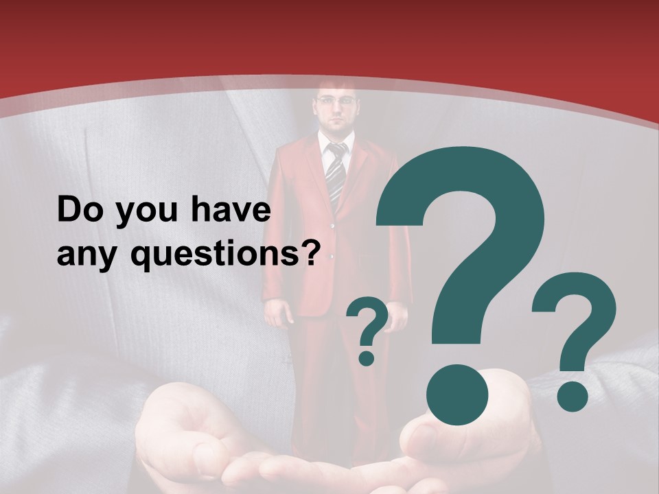 Style Businessman Thumb PowerPoint Template