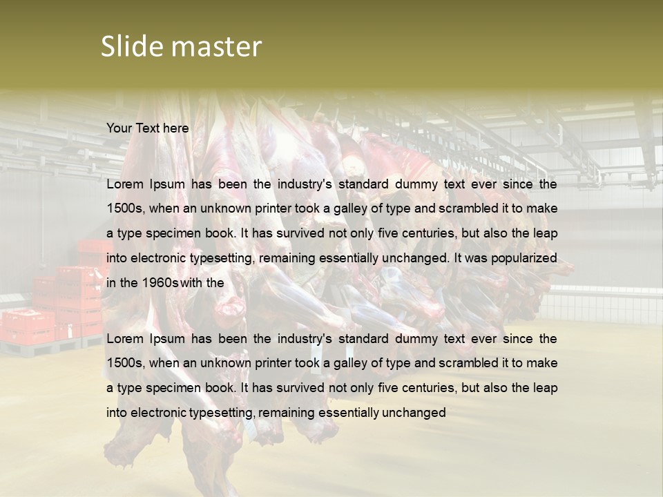 Company Caterer Job PowerPoint Template