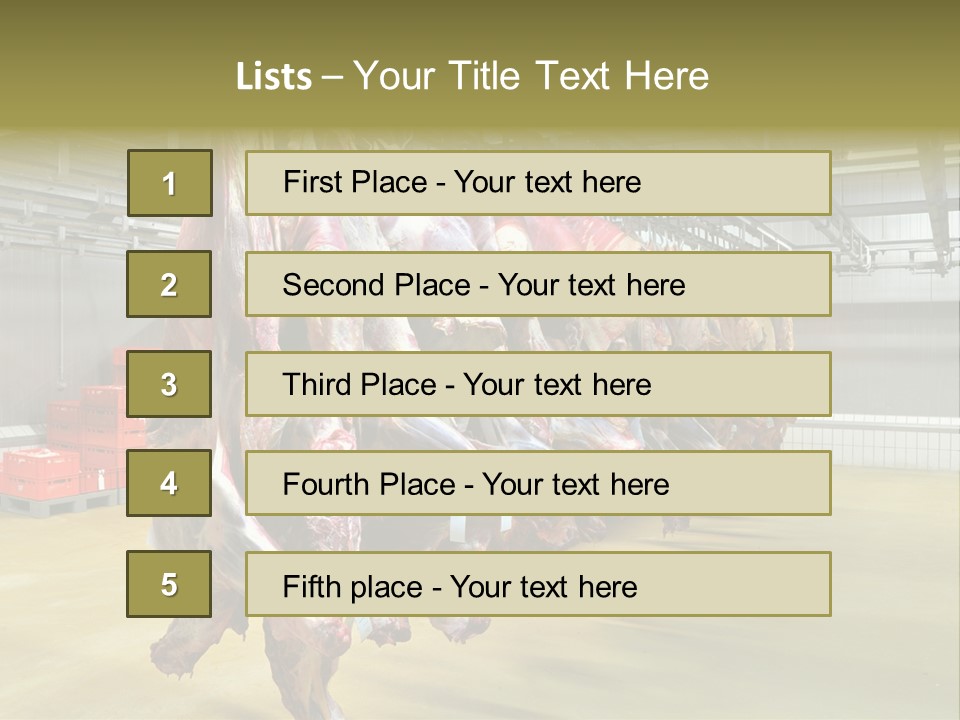 Company Caterer Job PowerPoint Template