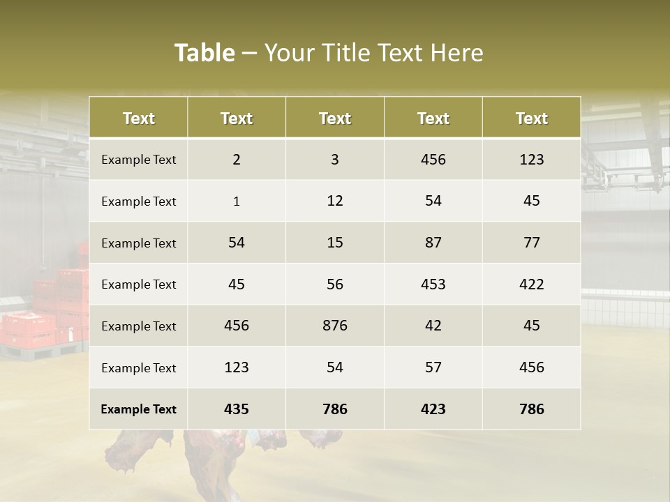 Company Caterer Job PowerPoint Template