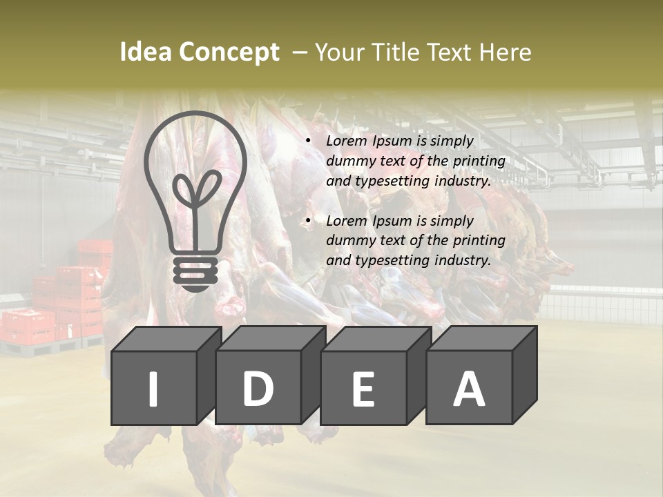 Company Caterer Job PowerPoint Template