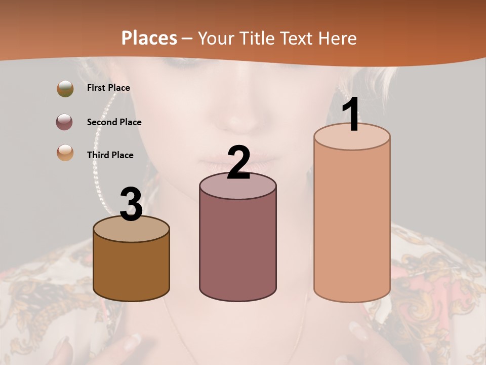 Lady Girl Charming PowerPoint Template