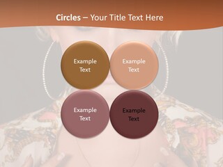 Lady Girl Charming PowerPoint Template