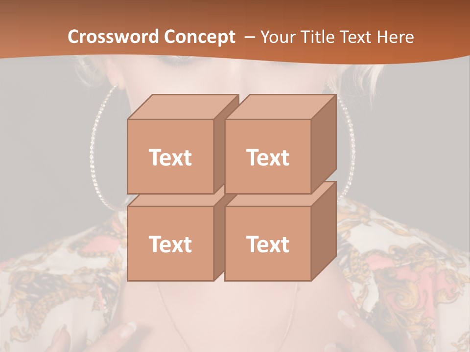 Lady Girl Charming PowerPoint Template