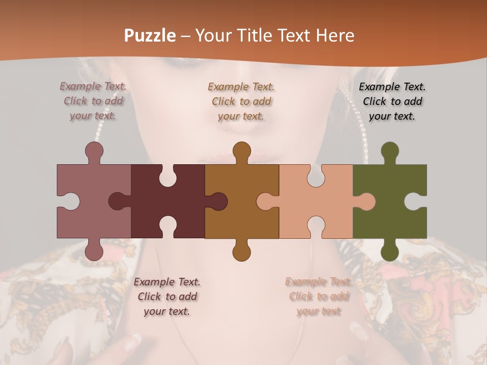 Lady Girl Charming PowerPoint Template