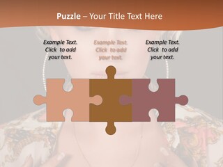 Lady Girl Charming PowerPoint Template