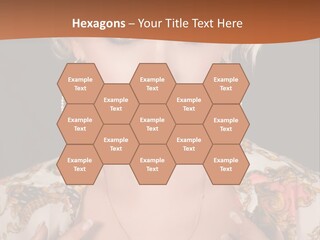 Lady Girl Charming PowerPoint Template