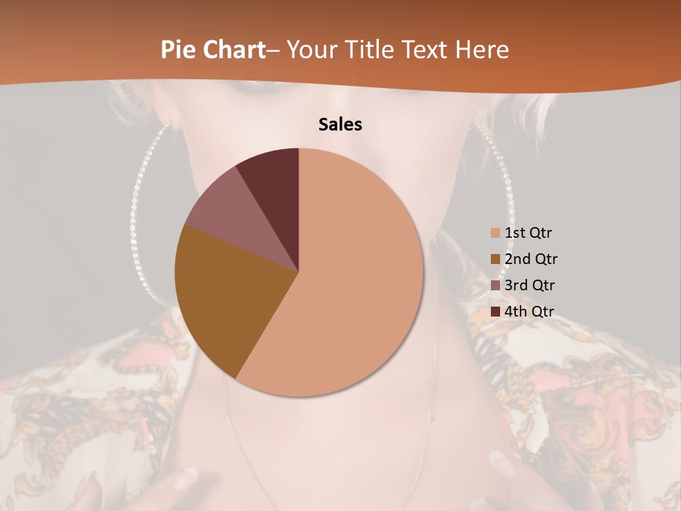 Lady Girl Charming PowerPoint Template