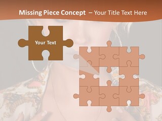 Lady Girl Charming PowerPoint Template