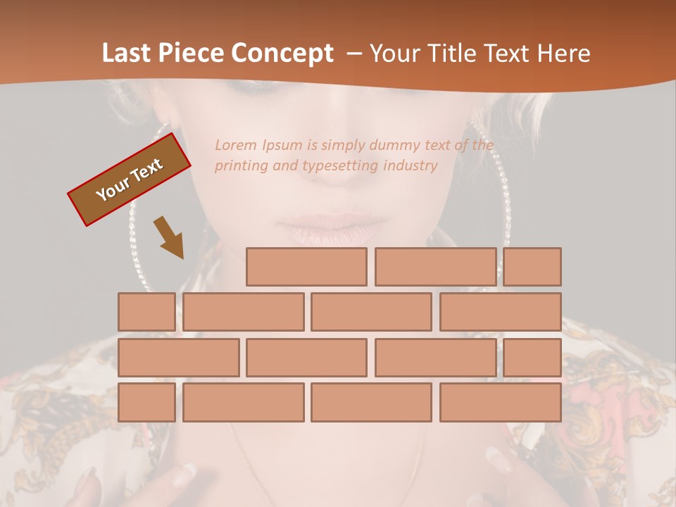 Lady Girl Charming PowerPoint Template