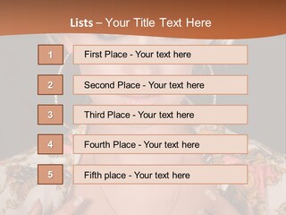 Lady Girl Charming PowerPoint Template