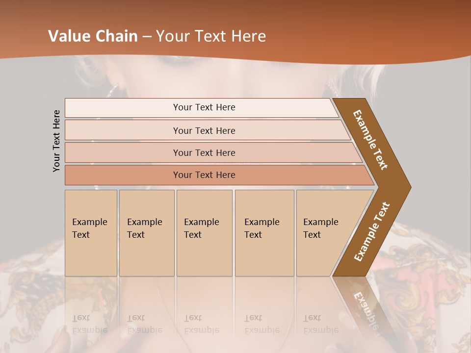 Lady Girl Charming PowerPoint Template