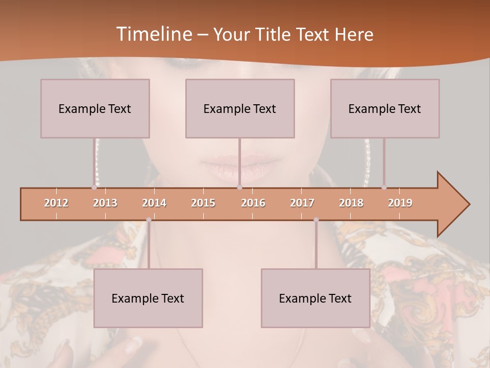 Lady Girl Charming PowerPoint Template