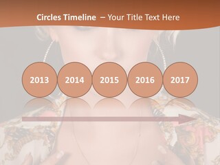 Lady Girl Charming PowerPoint Template
