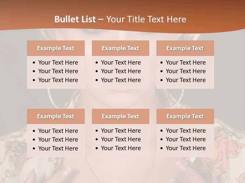 Lady Girl Charming PowerPoint Template