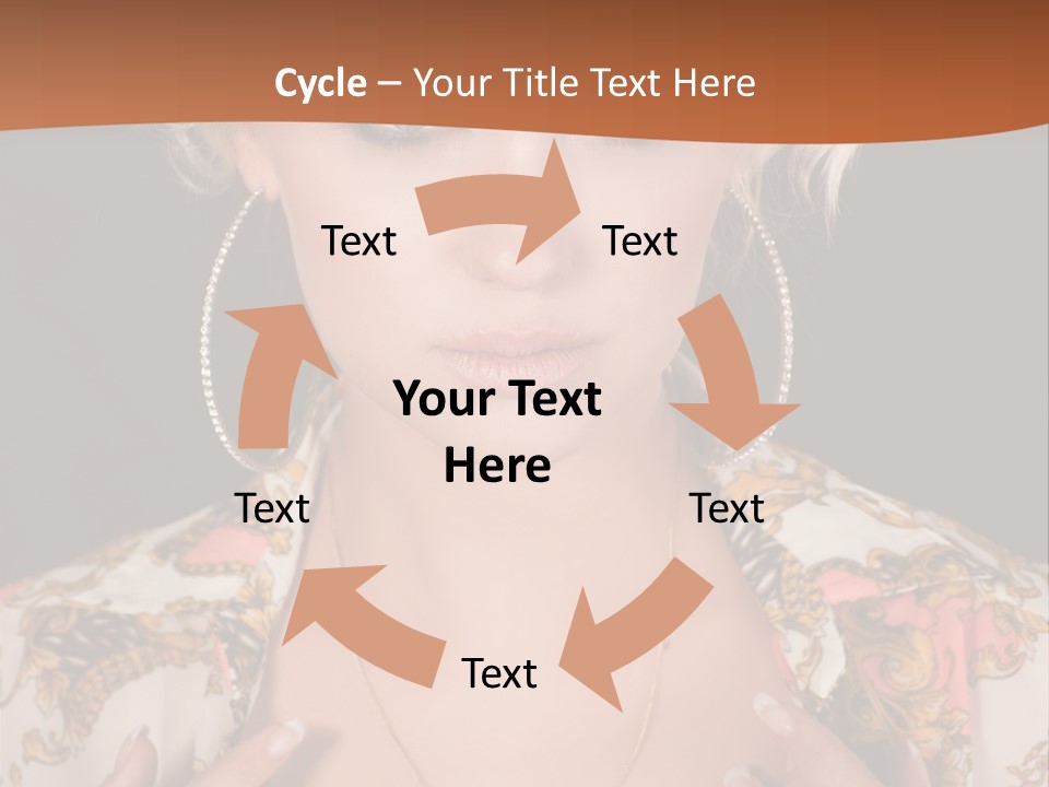 Lady Girl Charming PowerPoint Template